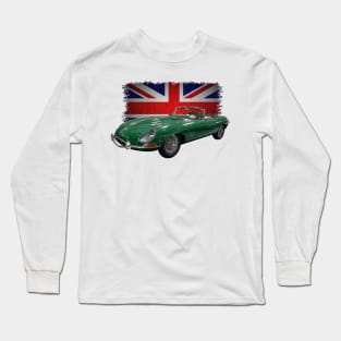 British Racing Green Jaguar E-Type Long Sleeve T-Shirt